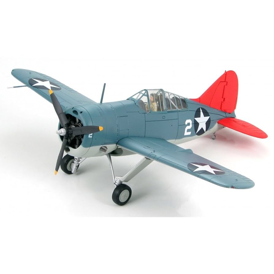 ★ホビーマスタ― 1/48ダイキャスト完成品 F2A-3バッファローHA7010 ☆ホビーマスタ― 1/48ダイキャスト完成品 F2A-3バッファロー